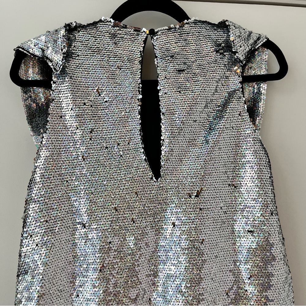 NWT Manoush silver sequin top 36 - Picture 13 of 14